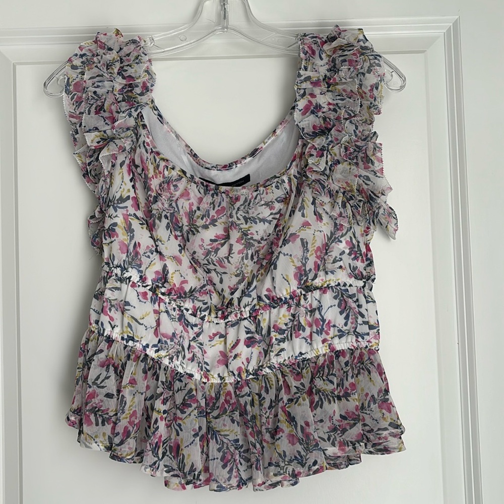 French Quarter floral blouse